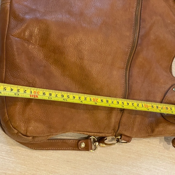 Pietro Alessandro Leather Bag Brien Crossbody Tote - Picture 7 of 9